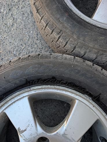 исузи му: Колеса в сборе 185 / 65 / R 14, Зима, Б/у, Комплект, Легковые, Литые, отверстий - 4 — 4