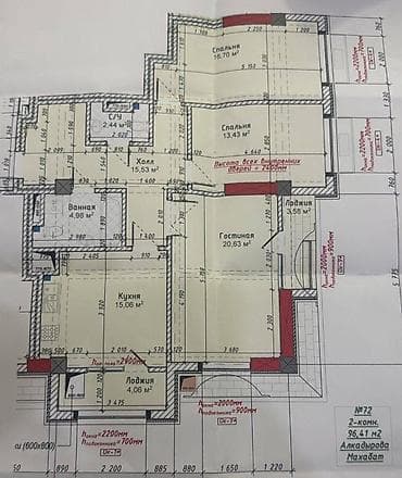 Квартиры: 3 комнаты, 100 м², Элитка, 10 этаж, Готовая ПСО (под самоотделку) — 2
