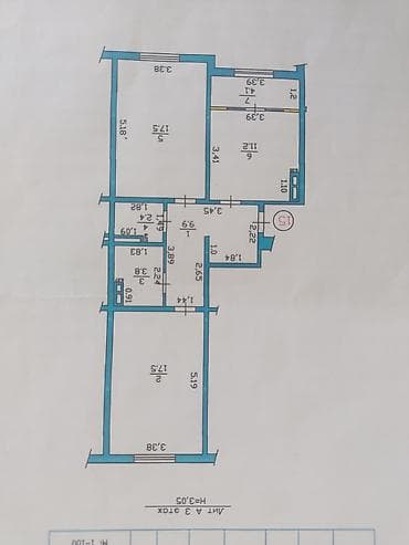 Кыймылсыз мүлк: 2 бөлмө, 67 м², Элитка, 3 кабат, Евроремонт — 10
