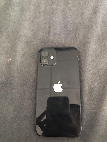 IPhone 12, Б/у, 128 ГБ, Черный, 76 %