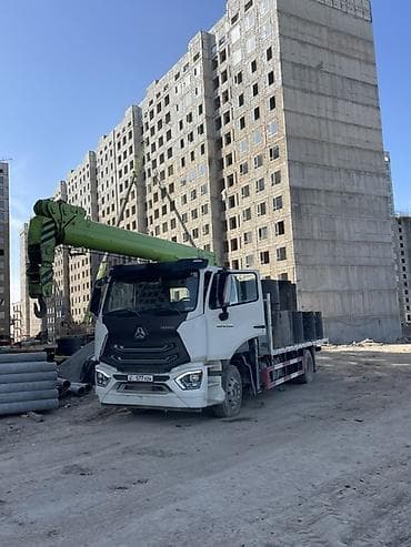 грузо перевозки кран: Стрела 12 м, 8 т, Борт 7000 кг — 1
