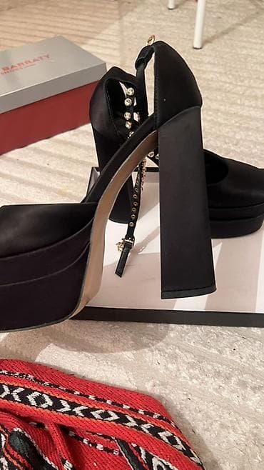 версачи туфли: Туфли, 39, Versace, Б/у, цвет - Черный, Самовывоз, Платная доставка — 6