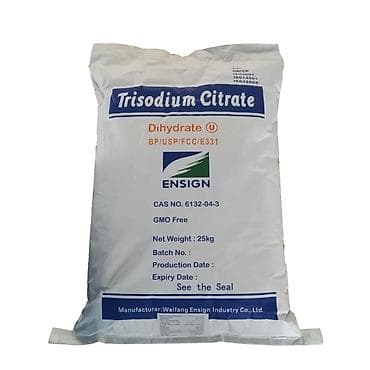Натрия цитрат оптом в Бишкеке. Трисodium citrate dihydrate (трисульфат