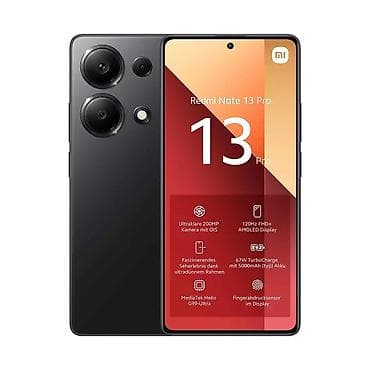 Redmi, Redmi Note 13 Pro, Б/у, 256 ГБ, цвет - Черный, 2 SIM
