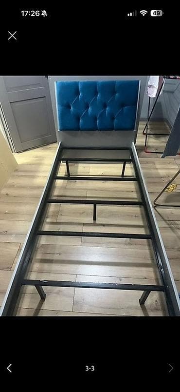 Дом и сад: Односпальная кровать, С мягким изголовьем, длина - 200 см — 3