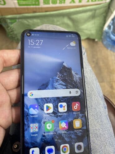 купить видеокарту в бишкеке бу: Redmi, Redmi Note 9, Б/у, 256 ГБ, цвет - Синий, 2 SIM — 1