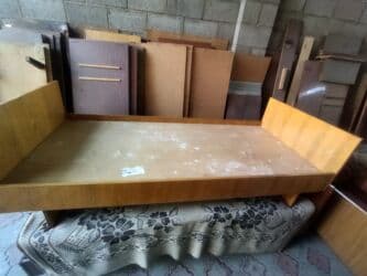 кровать односпальная с матрасом купить дешево: Односпальная кровать, Б/у, С матрасом, длина - 190 см — 4