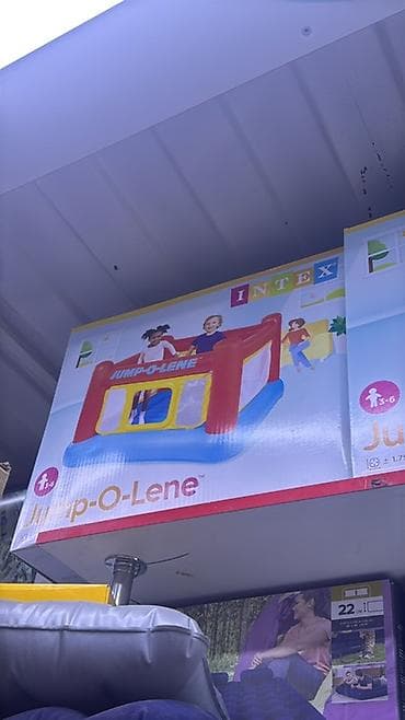 батуты надувной: Надувной батут Intex Jump-O-Lene для детей - Бренд: Intex - Серия — 2