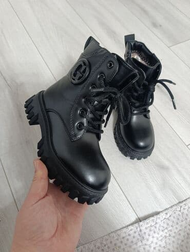купить ботинки детские зима: Детские зимние ботинки черные, высокие - Размер: 29 (маркировка на — 3