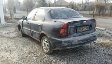 купить диски на мерседес спринтер б у: Chevrolet Lanos, седан, тёмно‑синий цвет. Автомобиль без двигателя и — 1