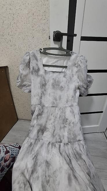 женские платя: Повседневное платье, Лето, Длинная модель, Шифон, Стандарт — 2