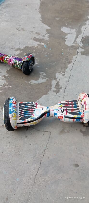 купить электросамокат в польше бу: Два гироскутера с ярким дизайном, большой 4000смаленький 5000с — 3