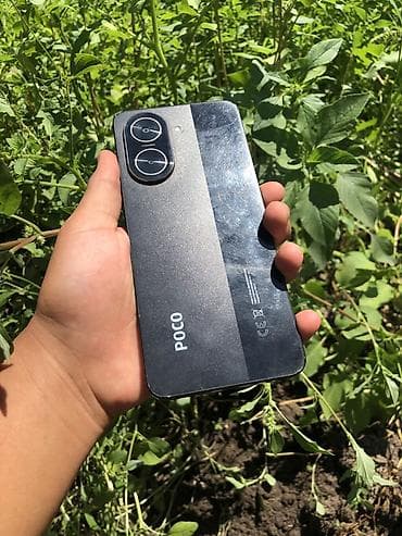 хонор вин: Poco C71, Б/у, 128 ГБ, цвет - Черный, 2 SIM — 1