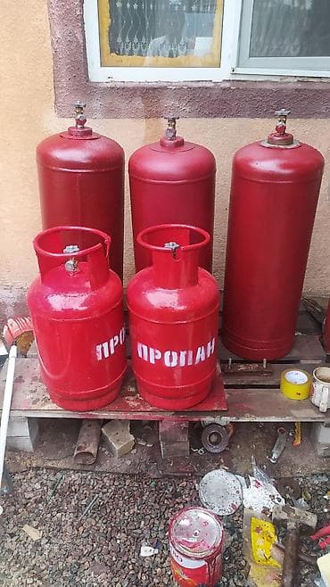 Комплекты газ балоны с монометрами. Бишкек газ балоны пустые 50 л.для — 1
