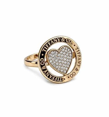 бижутерия tiffany: Кольцо Tiffany&Co из желтого золота 585 Описание: - Артикул — 1