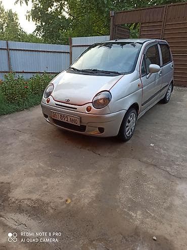 Унаа сатуу: Daewoo Matiz: 2002 г., 0.8 л, Кол менен иштөөчү, Бензин, Хетчбек — 5