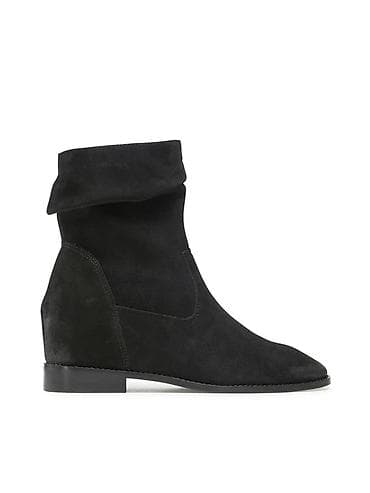 женская обувь б: Женские замшевые ботинки черного цвета. Немецкой фирмы Badura. - — 4