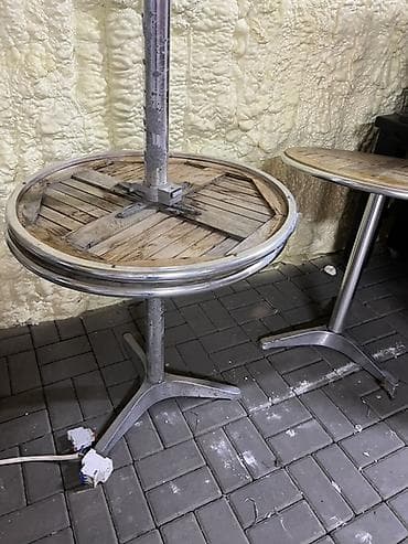 Кафелер, ресторандар үчүн: Кафе үчүн үстөл жана отургуч — 1