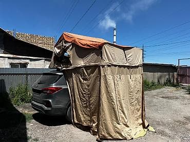 Спорт и отдых: Палатка на крышу автомобиля с выносной комнатой/тамбуром - Формат — 2