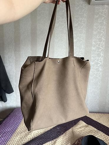 pull and beer: Сумка цвет кэмэл натуральная замша, новая, турция. 3000 Черная сумка — 1