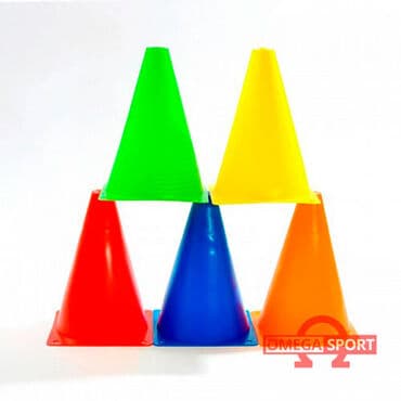 строительство мини футбольного поля цена: Конусы для разметки полей 23 см Характеристики: Цвет: красный — 1