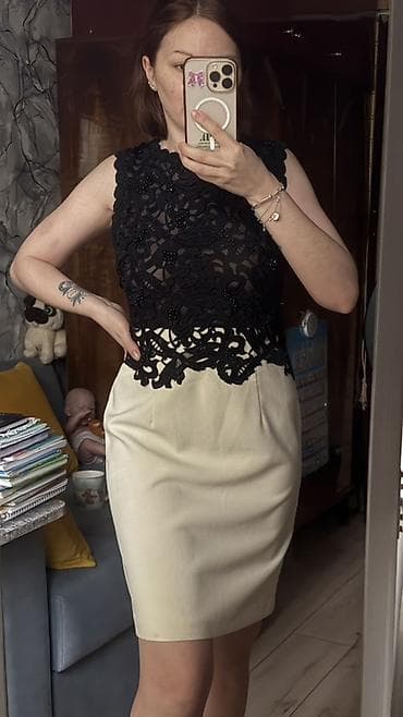 Размер S/m Ажурный кружевной топ без рукавов - Цвет: черный -