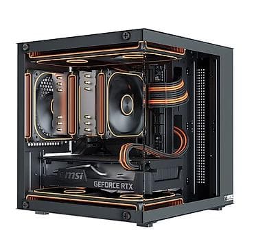 корпус на компьютер: Корпус ПК, Б/у, Micro-ATX, цвет - Черный — 1