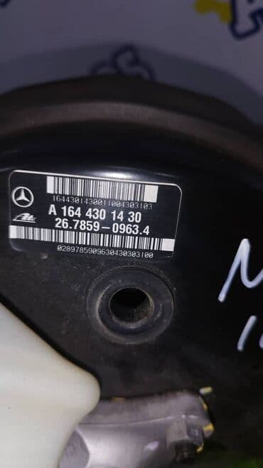 проточка тормозных дисков не снимая с машины: Mercedes-Benz ML164, тормозной вакуум с цилиндром — 2