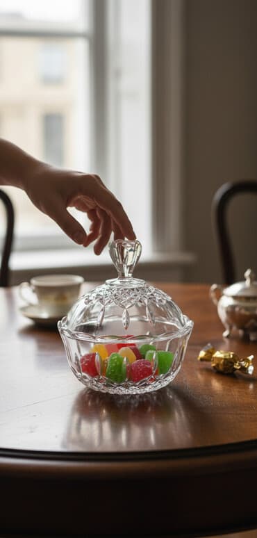 люстра продажа: Конфетница Италия 🇮🇹 хрусталь!! Хрустальная конфетница с крышкой RCR — 1