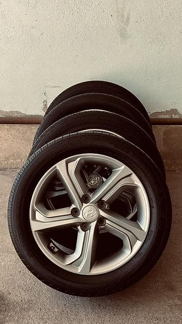шины на сонату: Колеса в сборе 215 / 55 / R 17, Лето, Б/у, Комплект, Легковые, Литые, отверстий - 5 — 6