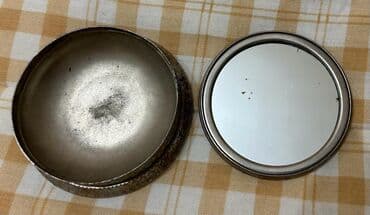 ушастый нянь порошок: Пудреница ( шкатулка) 1958 год выпуска Лен Эмаль — 3