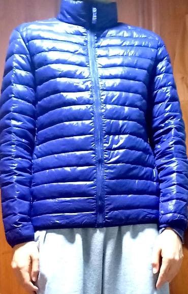 Мужская ультралёгкая утеплённая куртка-пуховик - Цвет: насыщенный