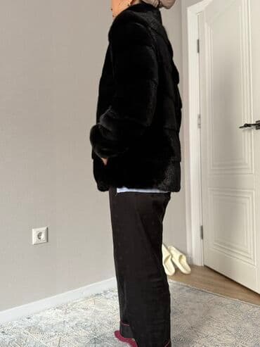 шуба кроликовая: Шуба, Норка, Короткая модель, S — 5