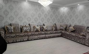 sofa bed: Угловой диван, C подушками — 8