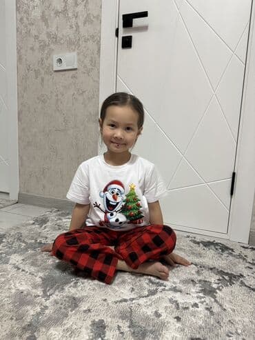 детские спортивные костюмы из трехнитки: Комплект, цвет - Красный, Новый — 6