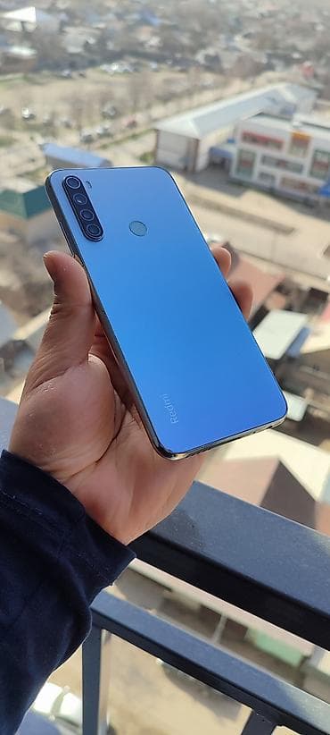Redmi, Redmi Note 8, Б/у, 64 ГБ, цвет - Синий, 2 SIM