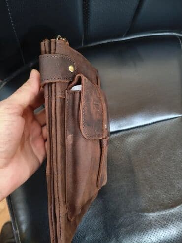 кожаный ремешок для часов: Барсетка, Материал: Натуральная кожа, Новый — 2