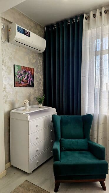 квартира 1 комнатная кара жыгач: 1 комната, 38 м², Элитка, 12 этаж, Дизайнерский ремонт — 10