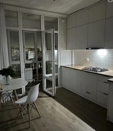 сдается квартира аламидин базар: 1 бөлмө, 45 кв. м, Элитка, 10 кабат, Евроремонт — 1