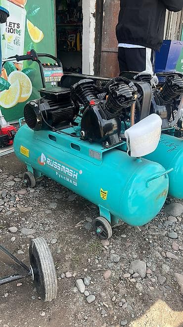 большой компрессор: Компрессор Для покраски, Электрический, Поршневой, Новый — 1