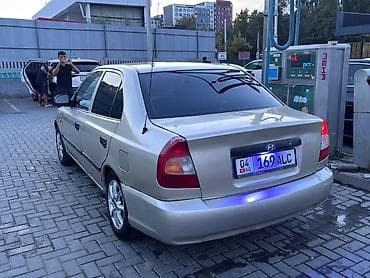 devo matiz: Hyundai Accent: 2002 г., 1.5 л, Механика, Бензин, Седан — 2