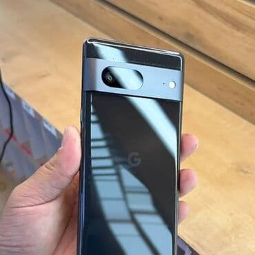 лампа телефон: Google Pixel 7, Колдонулган, 128 ГБ, түсү - Кара, 1 SIM, eSIM — 2