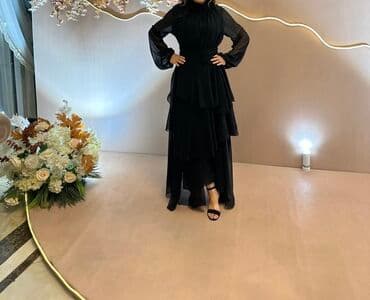 срочно продаю в связи с переездом: Вечернее платье, Длинная модель, С рукавами, XL — 2