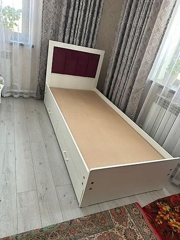 Односпальная кровать, Каркас без матраса, длина - 200 см