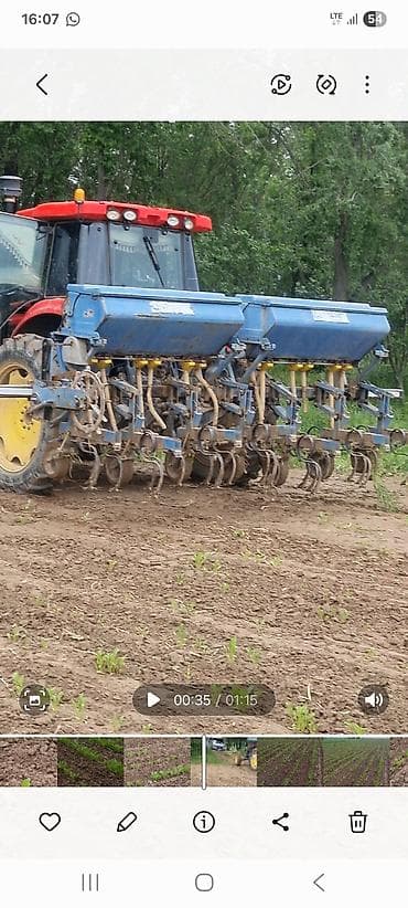 КУНы: Сеялка точного высева Özdöken, прицепная, механическая. - Ширина — 6