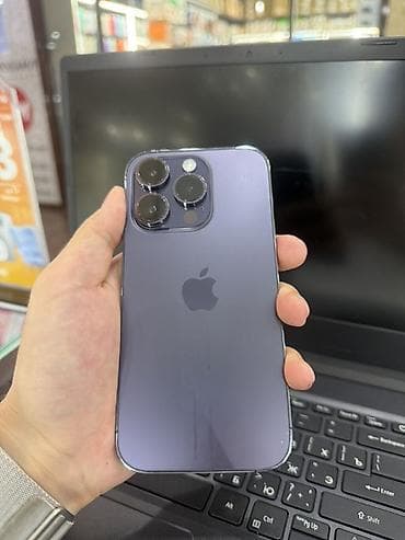 mac studio: IPhone 14 Pro, Б/у, 512 ГБ, Deep Purple, Наушники, Зарядное устройство, Защитное стекло, В рассрочку, 94 % — 2