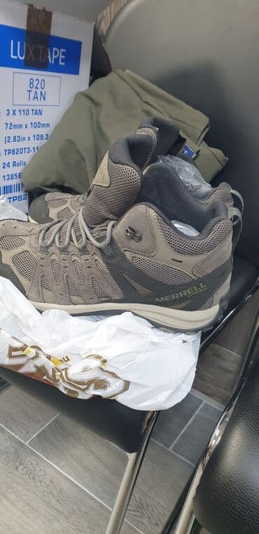 мурской обуф: Мужские кроссовки, 43, Merrell, Новый, цвет - Серый, Самовывоз — 1