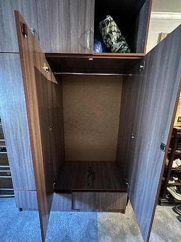 Окна и комплектующие: Шкаф для одежды, Прямой, ЛДСП — 2