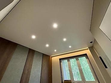 motion design: Натяжной потолок Глянцевое, Матовое, 3D потолки Гарантия, Бесплатная консультация, Бесплатный замер — 2