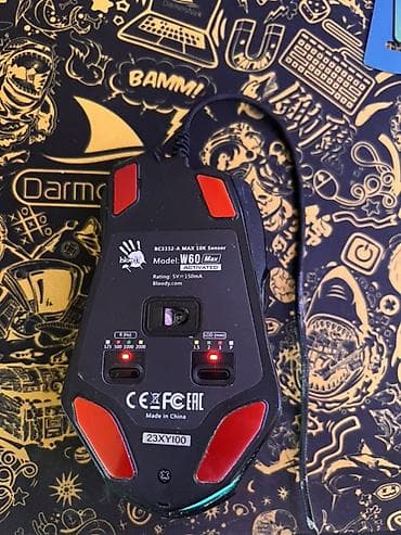 logitech extreme 3d pro: Клавиатура, Bloody, Механическая, Проводное подключение, Размер: 100% — 5